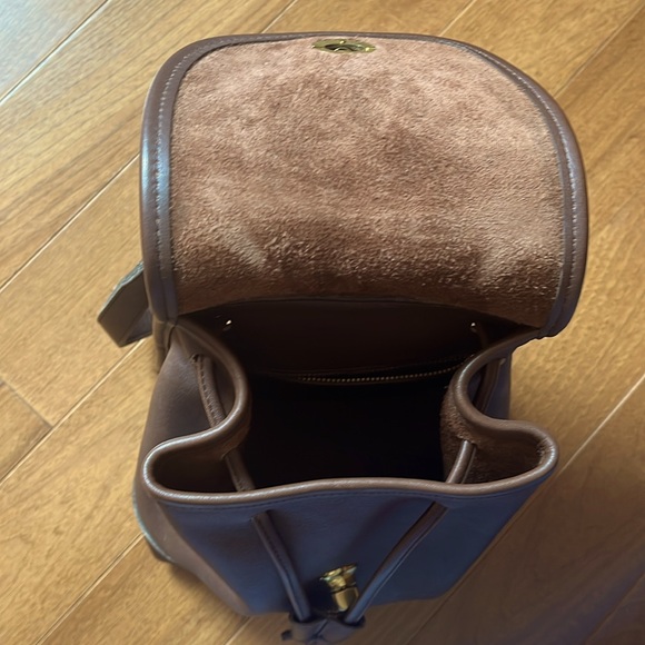 Vintage Coach Brown Leather Daypack - Picture 5 of 8